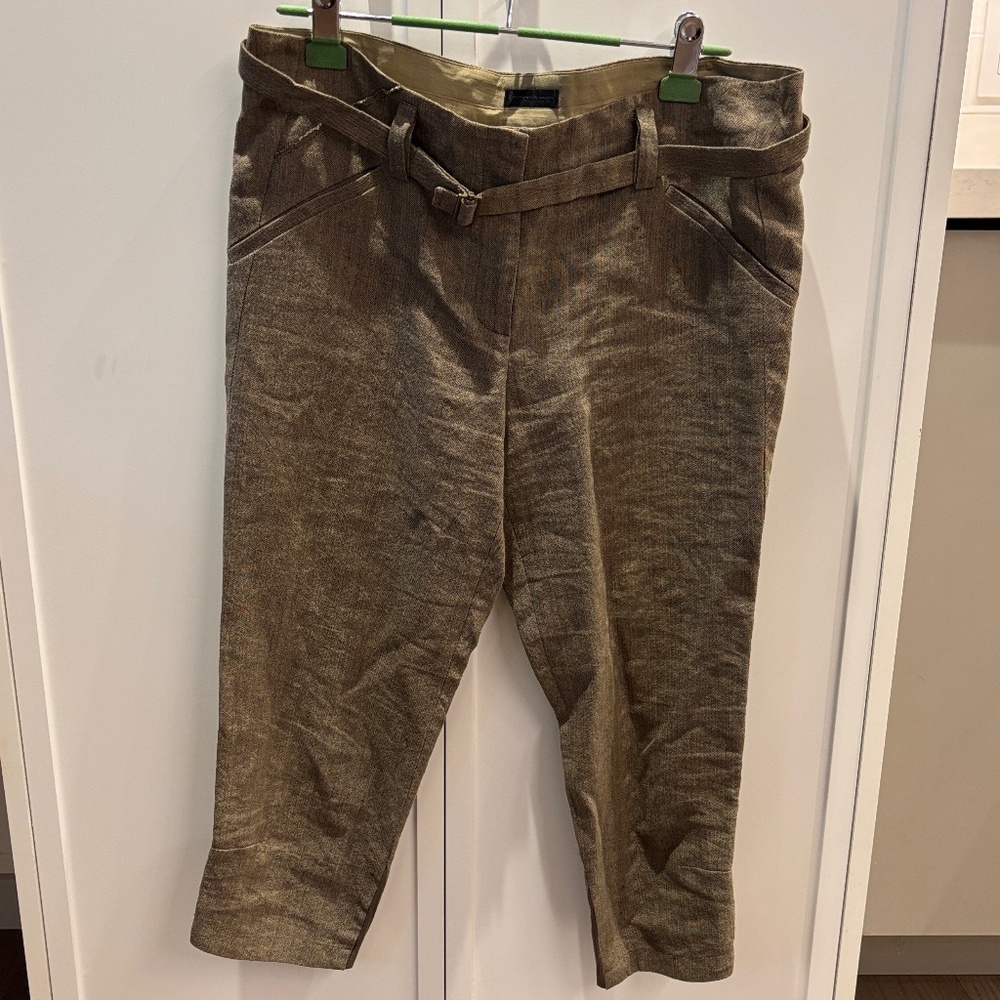 Donna Karan capri/ paper bag pants US Size 6